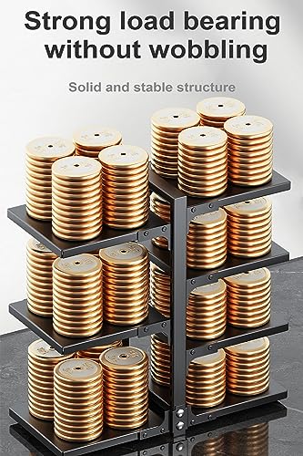 Pots and Pans Organizer for Cabinet, Heavy Duty Po... (Black | Stainless Steel)