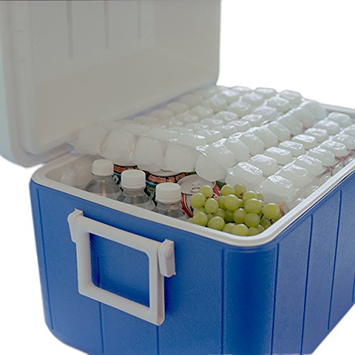 Reusable Ice Packs for Coolers – Ice Sheet Freezer Packs with 88 Ice Cubes, Flexible & Cuttable (3 Pack)