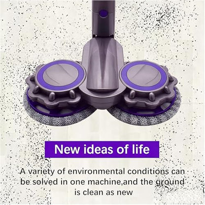 Electric Mop Head Attachment Compatible with Dyson V6 Vacuum Cleaner Attachment with Water Tank and Mops (Color : V6)