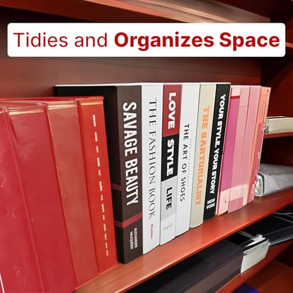 Original Hidden Storage Secret Book Box 8.3 x 6.3 x 9.4 In, Made from Gray Board & Cardboard, Faux Books for Decoration, Electronics & Cord Hider,Box Hider for Router and TV Cord, Decorative Book