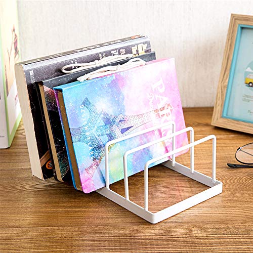 Tomorotec Dish Plate Drying Rack, lid Organizer, 5 Slot Cabinet, 2 Pack | Heavy-Duty Rustproof Steel Plate and lid Holders For Kitchen Countertop Cabinet Organizer Space Saving
