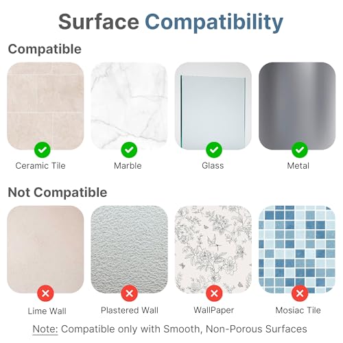 KESOL Adhesive Kitchen Sink Sponge Holder, 2-in-1 Kitchen Sink Caddy Silver | Dish Cloth Hanger, Soap Holder, 304 Stainless Steel Rust Proof, In Sink sponge holder, Water Proof, No Drilling