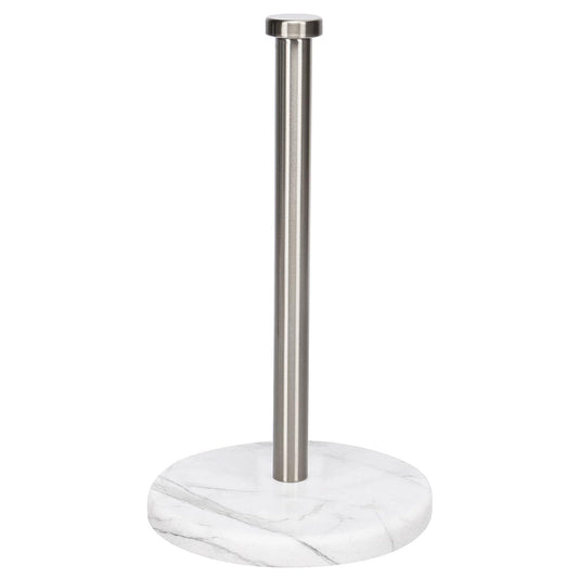 Standing Paper Towel Holder, Kitchen Paper Towel T... (Brushed Nickel | Marble)