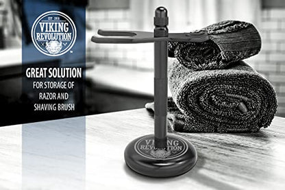 Viking Revolution Safety Razor Stand - Black - 1 Count