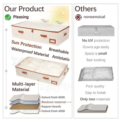 Wedding Dress Storage Box, Large Shadeable Wedding Dress Preservation Box with Microfiber Gloves, 20 Sheets of Acid Free Paper and Dustproof Bag for Wedding Dress, Heirlooms, Gowns