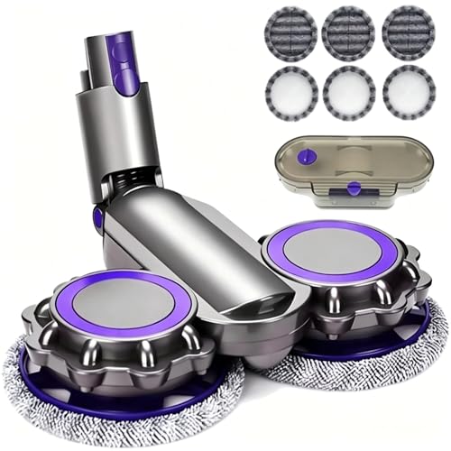 Electric Mop Head Attachment Compatible with Dyson V7 V8 V11 V10 Vacuum Cleaner Attachment with Water Tank and Mops (Color : V7V8V10V11)