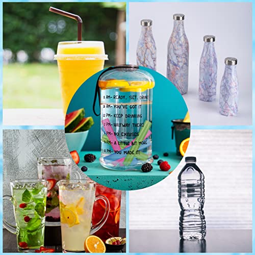 Reusable Ice Cubes for Drinks, Multicolor, Ice Stick, 12 Pack | BPA-Free Plastic Cubes, No Diluting, Refreezable, Fake Ice Look, Chilled Beverages, Coffee Bars, House Party Drinks