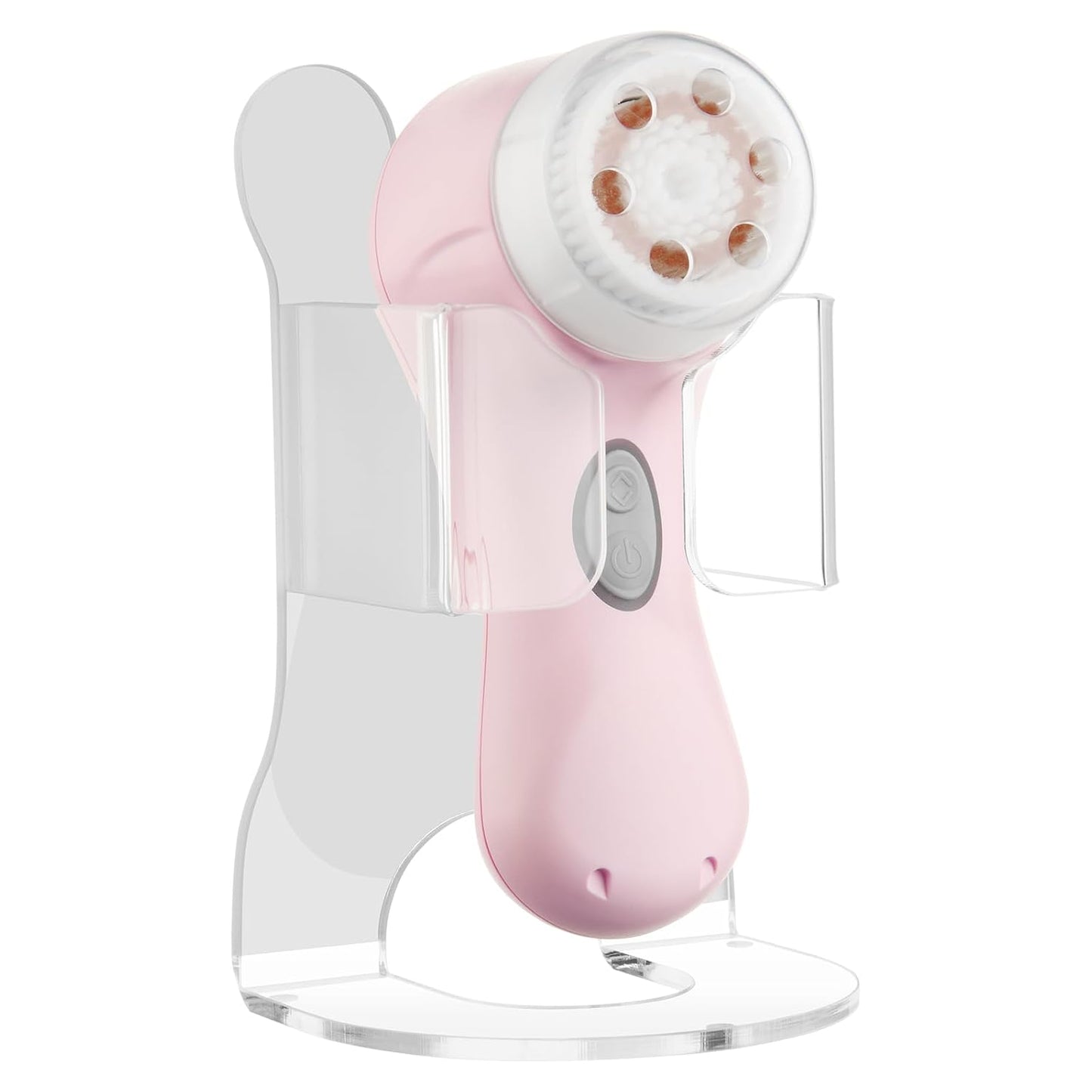 Beautyflier Electric Face Scrubber Holder, Clear Acrylic Holder Compatible with Clarisonic Mia 2 Cleaning Cleanser, Great for Massaging and Deep Cleansing (Holder Only)