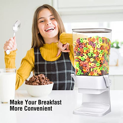 Cereal Dispenser Countertop 2 Pack 5.5 Qt Large Cereal Storage Container