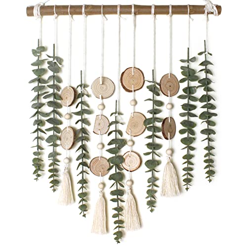 Artificial Eucalyptus Wall Decor Fake Greenery Lea... (Sage Green | Plastic)