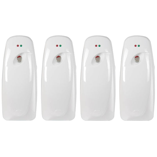Automatic Air Freshener Spray Dispenser (4-Pack) W... (4 Count | White)
