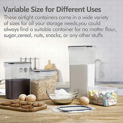 Airtight Food Storage Containers with Lids, 8 PCS