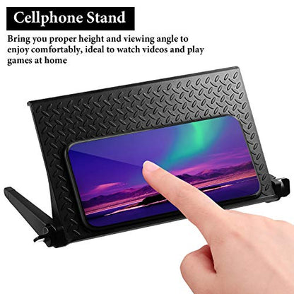 Jetec 3 Pieces Screen Top Shelf TV Top Storage Bracket 2-leg Adjustable Monitor Shelf for Cellphone Stand Media Boxes Router Game Console and Home Decoration Supplies(8.5 x 4.5 Inches)