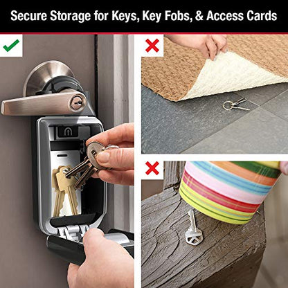 Master Lock 5420EC Set Your Own Combination Portable Lock Box with Adjustable Shackle, 6 Key Capacity