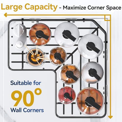Corner Shower Caddy Adhesive, 100% Rustproof Shower Organizer with Soap Holder, No Drill Shower Shelf for Inside Shower, Wall-Mounted Shower Storage for Homes (3 Pack, Black)