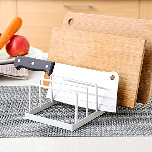 Tomorotec Dish Plate Drying Rack, lid Organizer, 5 Slot Cabinet, 2 Pack | Heavy-Duty Rustproof Steel Plate and lid Holders For Kitchen Countertop Cabinet Organizer Space Saving