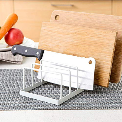 Tomorotec Dish Plate Drying Rack, lid Organizer, 5 Slot Cabinet, 2 Pack | Heavy-Duty Rustproof Steel Plate and lid Holders For Kitchen Countertop Cabinet Organizer Space Saving