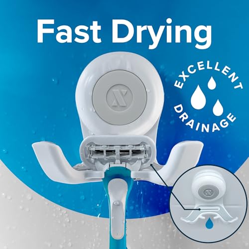 SlipX Solutions Power Lock Suction Cup Shower Hook, Phone Holder, 2 Pack | Quick Tool-Free Installation, Patented Suction Cup, Waterpoof, Rust-Proof, Holds Razor, Loofah, Phone, & More In Shower