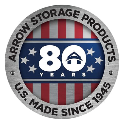 Arrow 4' x 2' x 2' Spacemaker Espresso 134 Gallon Hot-Dipped Galvanized Steel Storage Deck Box