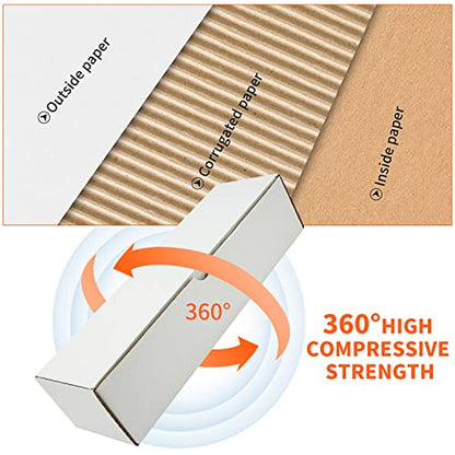 4-Pack • 3200-Count Trading/Gaming Card Box – Fits Toploaders & Sports Cards – Heavy-Duty Cardboard Organizer