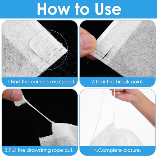 Dimeho 100 PCS Dust Bags for Purses Drawstring Bags Disposable Non-Woven Storage Covers Breathable Handbag Dust Cover Closet Organizer for Shoes Boots Clothes Packing Travel Home