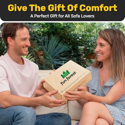 Bamboo Couch Cup Holder, Foldable Couch Armrest Table, Non-Slip Couch & Sofa Arm Tray for Drinks & Snacks - Brown