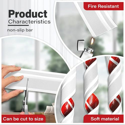 JZHLLA Dog Cat Scratching Windows Sill Protector，Rubber Anti Scracting from Dog Cats for Home Furniture Edge Protection Flexible Rubber L-Type 4x1.6inch Non Slip Cuttable(78.7" White)