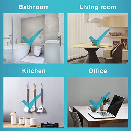 MOVELYST Clear Wall Hooks for Hanging, 30 Hooks+40 Strips, Value Pack (S) | Removable Hooks for Walls No Damage, Hanging Hooks with Adhesive Strips for Hanging, Organization and Decoration, Easy to Use