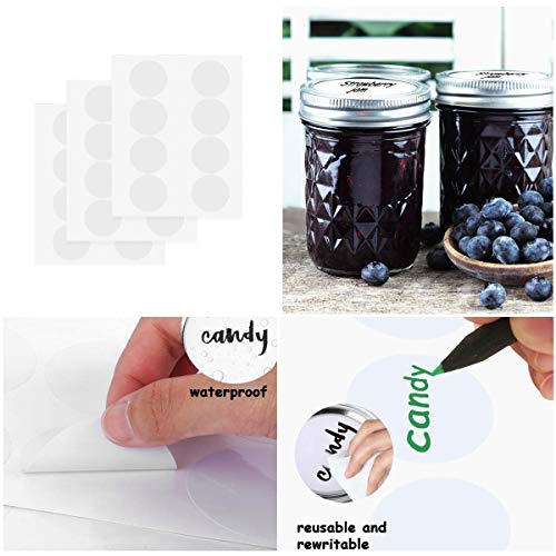 Mason Jars 8 oz, 24 Pack Canning Jars 8 oz Half Pint Glass jars with Regular Lids and Bands, Small Mason Jars with Lids Ideal for Jelly Jam Honey Wedding Favors Shower Favors Food