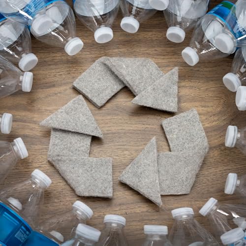 RUGPADUSA - Eco-Plush - 8'x10' - 1/2" Thick - 100% Felt - Luxurious Cushioned Rug Pad - Available in 3 Thicknesses, Many Custom Sizes