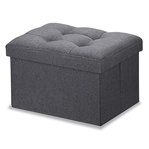 Ottoman Storage Ottoman with Storage Small Foot Re... (Darkgray(linen) | Linen)
