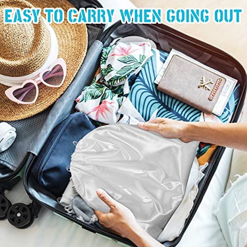 30 Pcs Silky Dust Cover Bags Satin Drawstring Bag Dustproof Travel Storage Pouch Handbags Storage Bags for Handbags Purse Shoes Boots