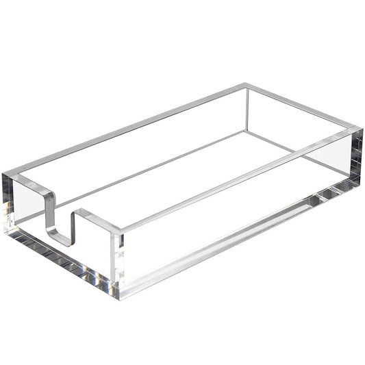 Acrylic Napkin Holder for Bathroom, Guest Towel Ho... (Clear | Acrylic)