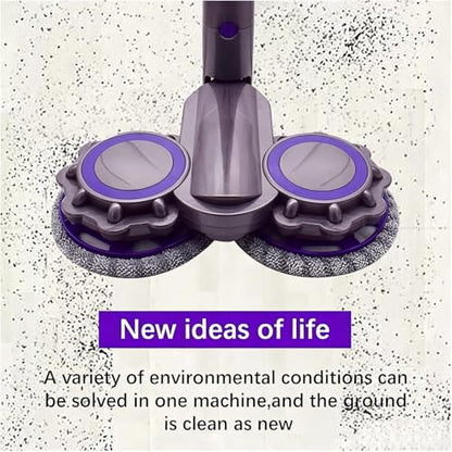 Electric Mop Head Attachment Compatible with Dyson V7 V8 V11 V10 Vacuum Cleaner Attachment with Water Tank and Mops (Color : V7V8V10V11)