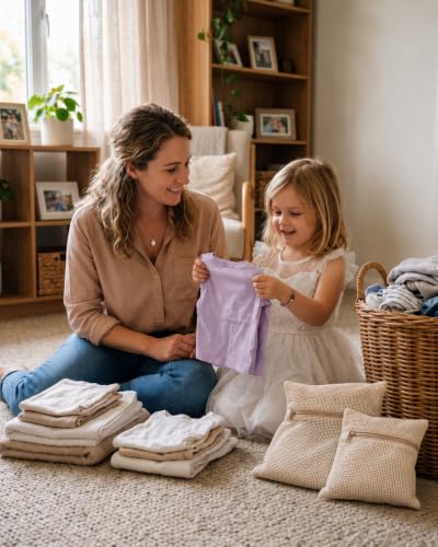 Mesh Laundry Bags for Delicates 6-Pack – 11.81 x 15.74 inch Large & Sturdy Organic Pure Cotton Breathable Zippered Delicate Wash Bags for Washing Machine, Lingerie, Bra, Clothes, Large Capacity