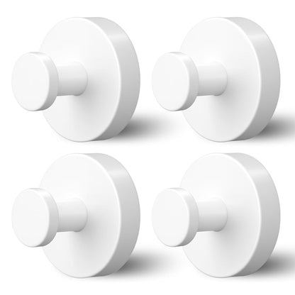Shower Hooks for Inside Shower,Suction Cup Hooks for Glass Window,Removable Towel Hooks for Bathrooms,4 Packs(White)