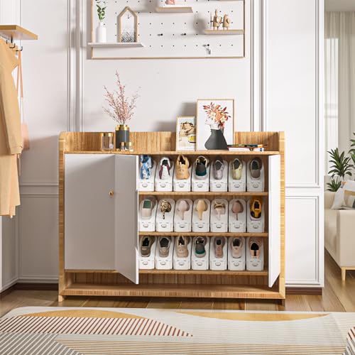 Shoes Slots Organizer for Closet, Shoe Rack Organi...