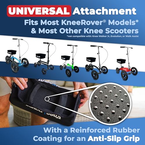 KneeRover Memory Pad Knee Scooter Pad Cover Cushion Accessory | Removable Cover, Comfortable Memory Foam Cushion Insert, Fits Most KneeRover Models, Knee Walker Pad Accessory