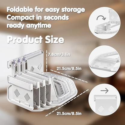 Bed Sheet Holders - 4-Pack Strong Grip Sheet Straps, Keep Sheets in Place on Mattress, Deep Pocket Mattress Sheet Grippers, Universal Fit for All Bed Sizes (White)