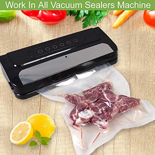 6Pack Vacuum Sealer Rolls 8"&11"x20' BPA Free Sous Vide Bags