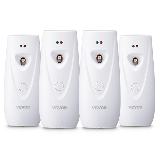 Automatic Air Freshener Spray Dispenser, 4-Pack, W... (White)