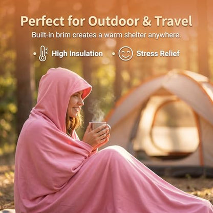 TailWaggers 2026 New Wearable Sleep Pod Hug Blanket, A Deeper Sleep Set, Portable Travel Nap Kit for Camping, Travel& Daily