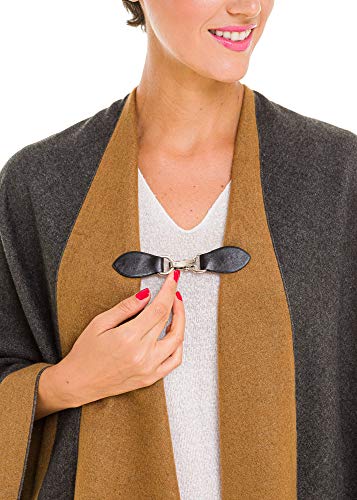 Clip Holder Buckle Clasp Pin for Poncho Cape Cardigan Wrap Shawl Accessories