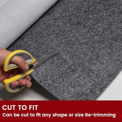 Waterproof Rug Pad, 8x10 ft Area Rug Non-Slip Carpet Pad, Non-Slip Rug Pads for All Floors and Finishes, Felt Pad for Hardwood Floors, Keeps Carpets in Place Soft and Safe