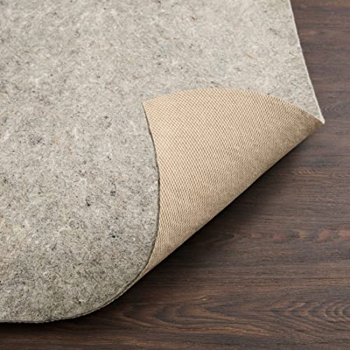 Loloi - Grip 1/8" Grey 8'-0" x 10'-0" Rug Pad | FPAD2 Approx. 8x10 , Soft, Reversible, Cushion, Low Profile, Hardwood, Carpet, Vinyl, Linoleum, Multi Surface, Tile, Rug Pad