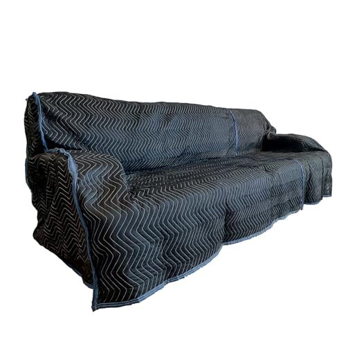 US Cargo Control Quilted Couch Cover 108" x 46", Sofa and Couch Cover for Moving and Storage, Cotton/Polyester Quilted Furniture Pads for Moving, Storing, and Deliveries, Reusable