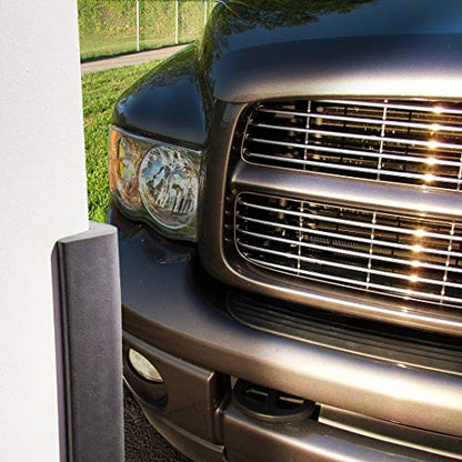 urbanhouse Ultra High-Density Heavy Duty Corner Guard Edge Protector & Bumper for Parking Garages, Workshops and Warehouses - Dark Grey, 24 Inches - 1 Each