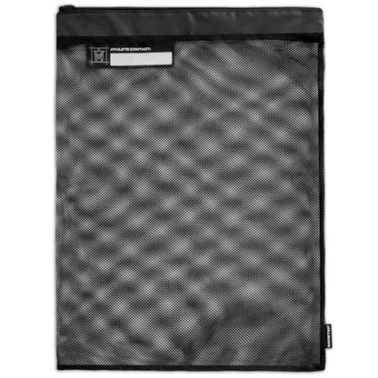 Meister Athlete XL Wash Bag - Large Mesh Sports Laundry Bag w/Zipper Lock - Black