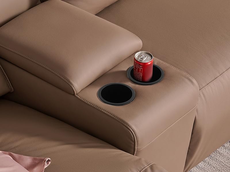 Dnyta 4pcs 4.2" x 4" Black Plastic Cup Holder Insert, Car Seat Cups Holders | Sofa Recliner Cup Holder Replacement, Couch Cups Poker Table Cup Holders for Table, Sofa, Boat, Truck, Car, Recliner