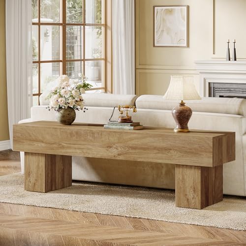 Tribesigns 63" TV Stand, Farmhouse Entertainment Center, Low TV Console Table for Living Room, Long Media Console Television Stands for 55/60/65 Inch TV